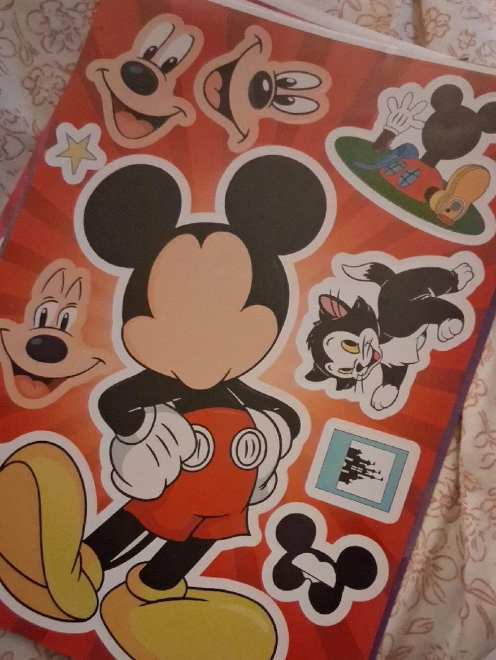 New! Disney Character Sticker Sheets